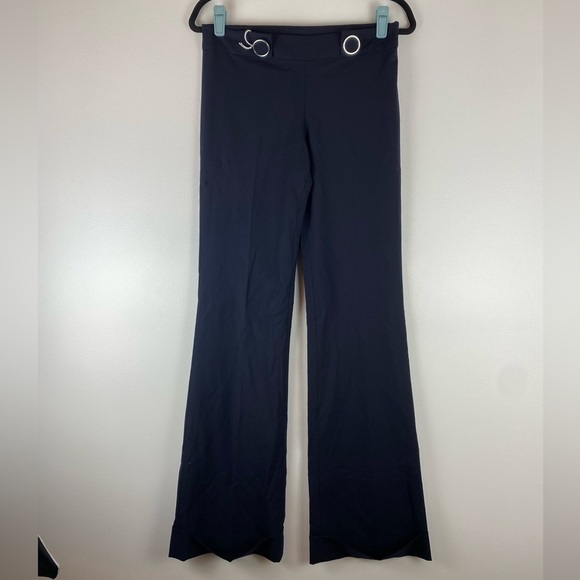 Tory Burch Navy Blue Sailor Style Pants Trousers Women's Size 2 - Picture 2 of 9